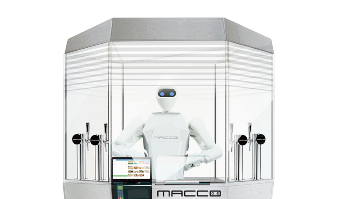 Robots que fan de cambrers