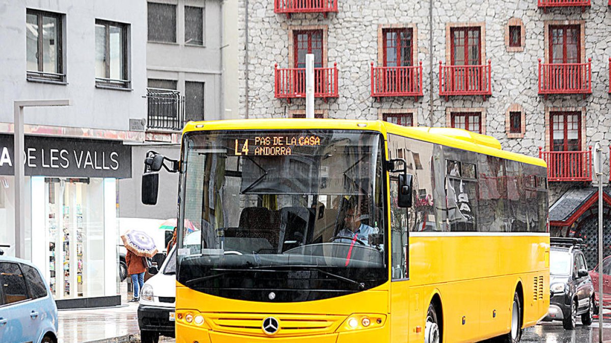 Un autobús de transport públic