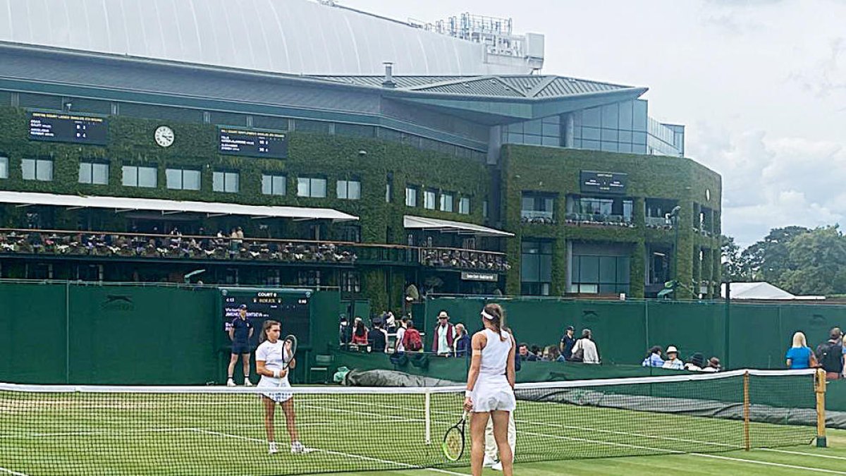 Una gran Vicky Jiménez disputa avui les semifinals de Wimbledon