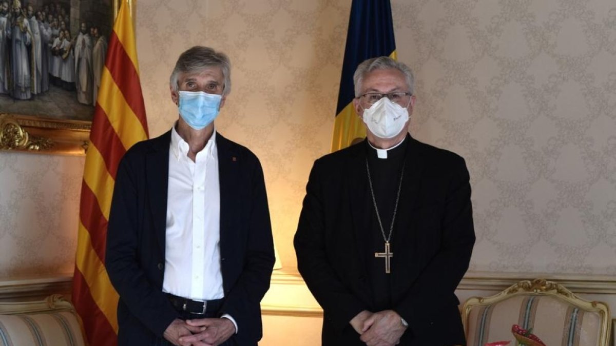 Argimon i Vives, durant la trobada