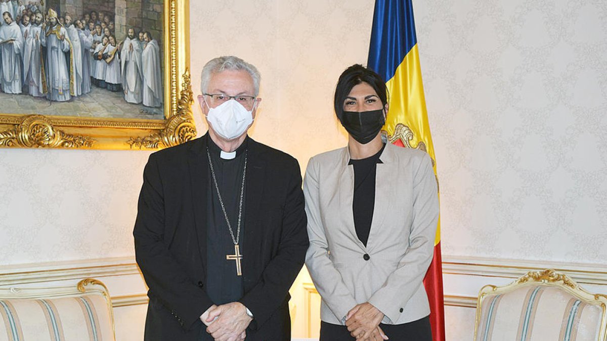 Reunió de l'arquebisbe d'Urgell i Montaner