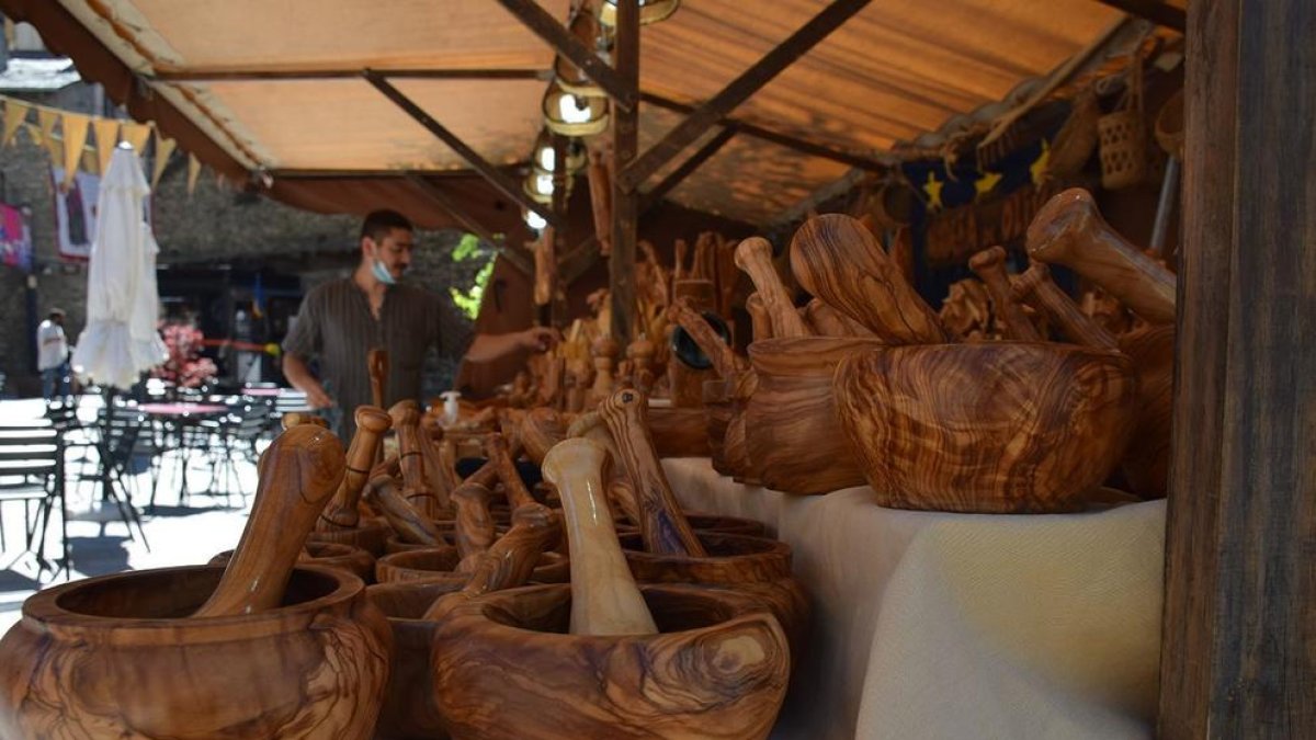 El mercat artesanal d'Encamp.