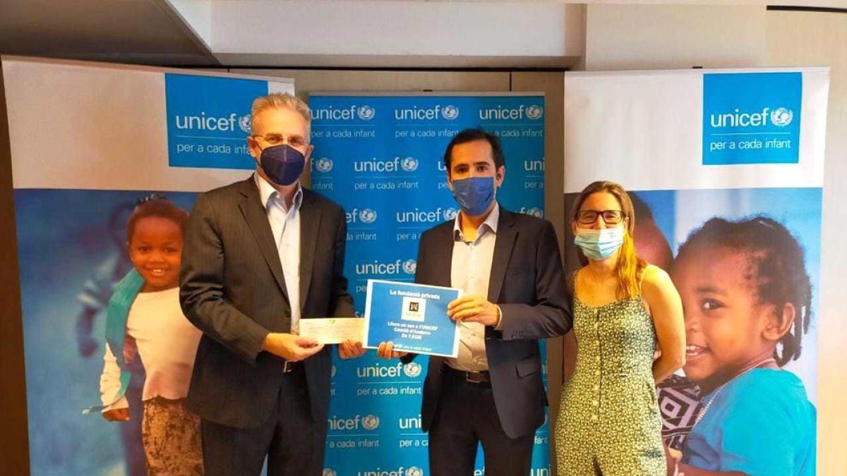 Armor dona 7.032 euros a l'Unicef a banda de l'aportació fixa anual