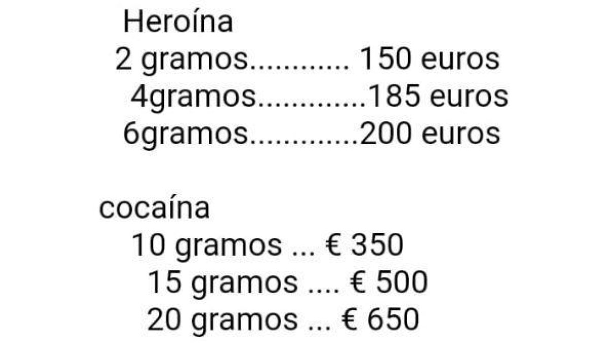 Tot tipus de droga en un portal de compra venda d'internet