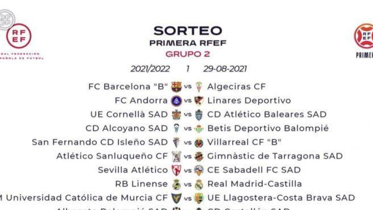 FC Andorra Calendari