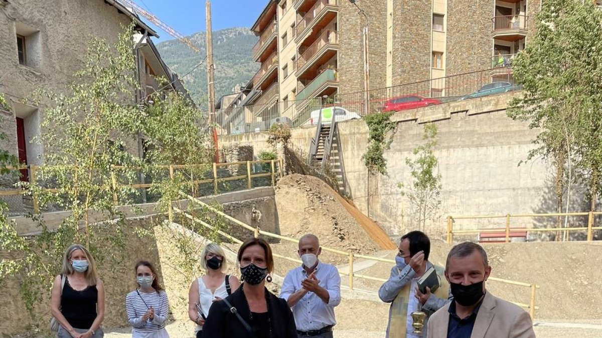 Inauguració del nou espai de la plaça Major