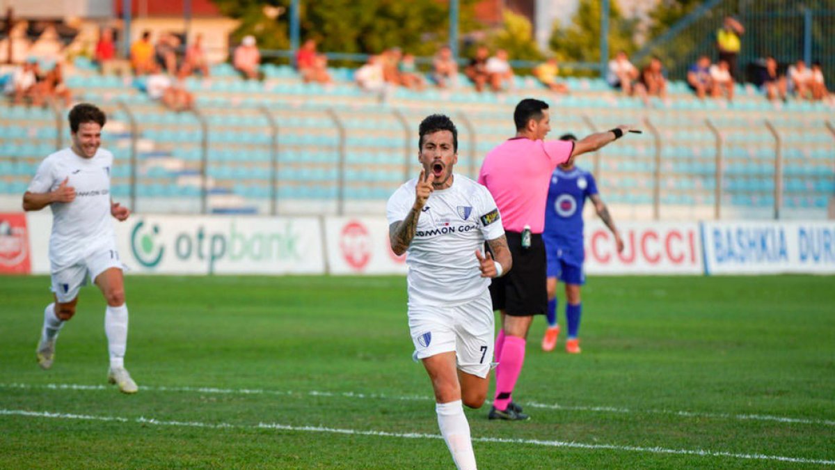 Genís Soldevila hissa la bandera de l'Inter (0-2)