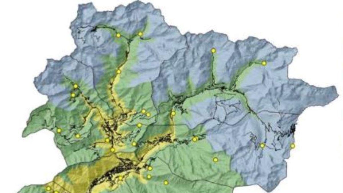 A les zones centrals del país els nivells s'han situat fins a nivells alts (3/5)