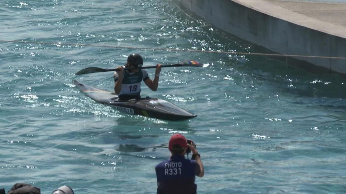 Mònica Dòria en finalitzar la semifinal aquest matí a Tòquio