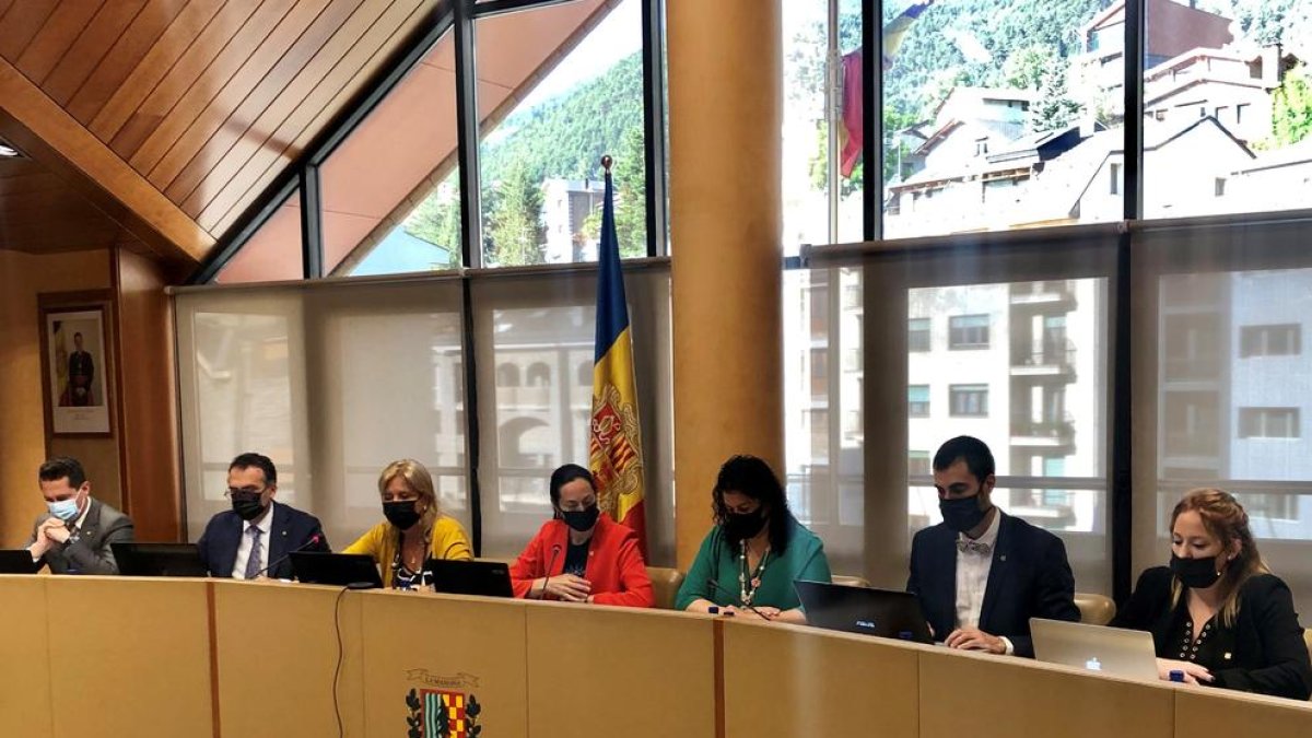 Sessió de comú d'aquest matí a la Massana