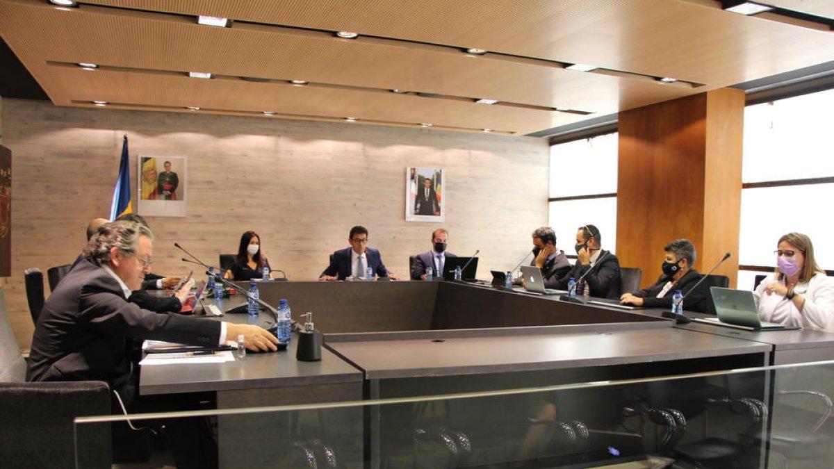 Sessió del consell de comú d'ahir.