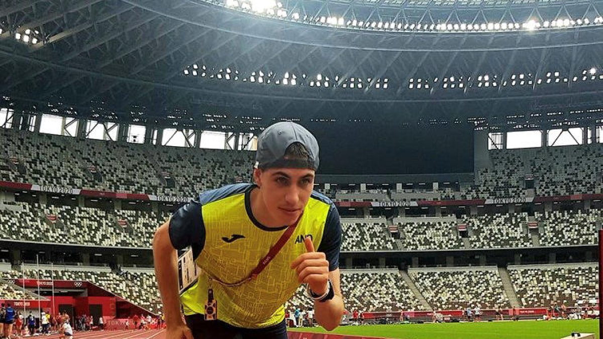 Pol Moya surt a escena aquesta matinada als 800 metres