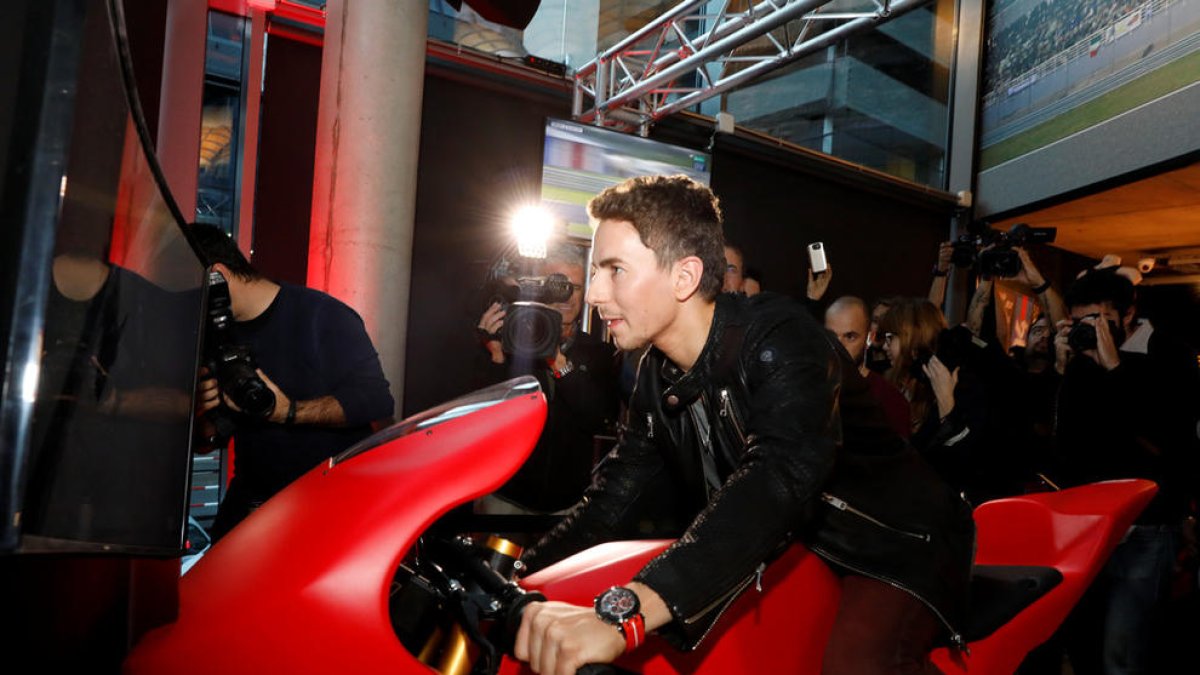 El motorista professional Jorge Lorenzo.