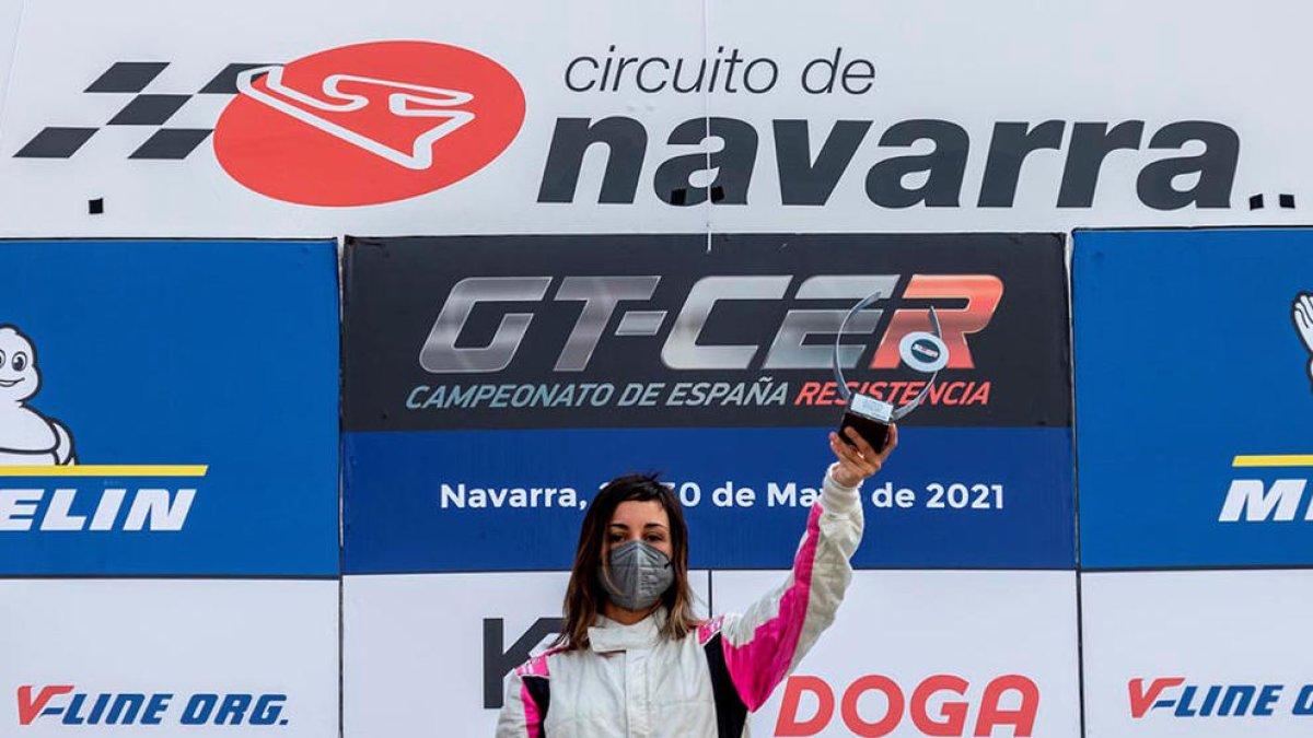 Amàlia Vinyes, al Campionat d'Espanya de Navarra.