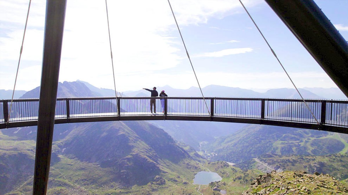 El mirador solar de Tristaina tanca el juliol amb prop de 20.000 visitants