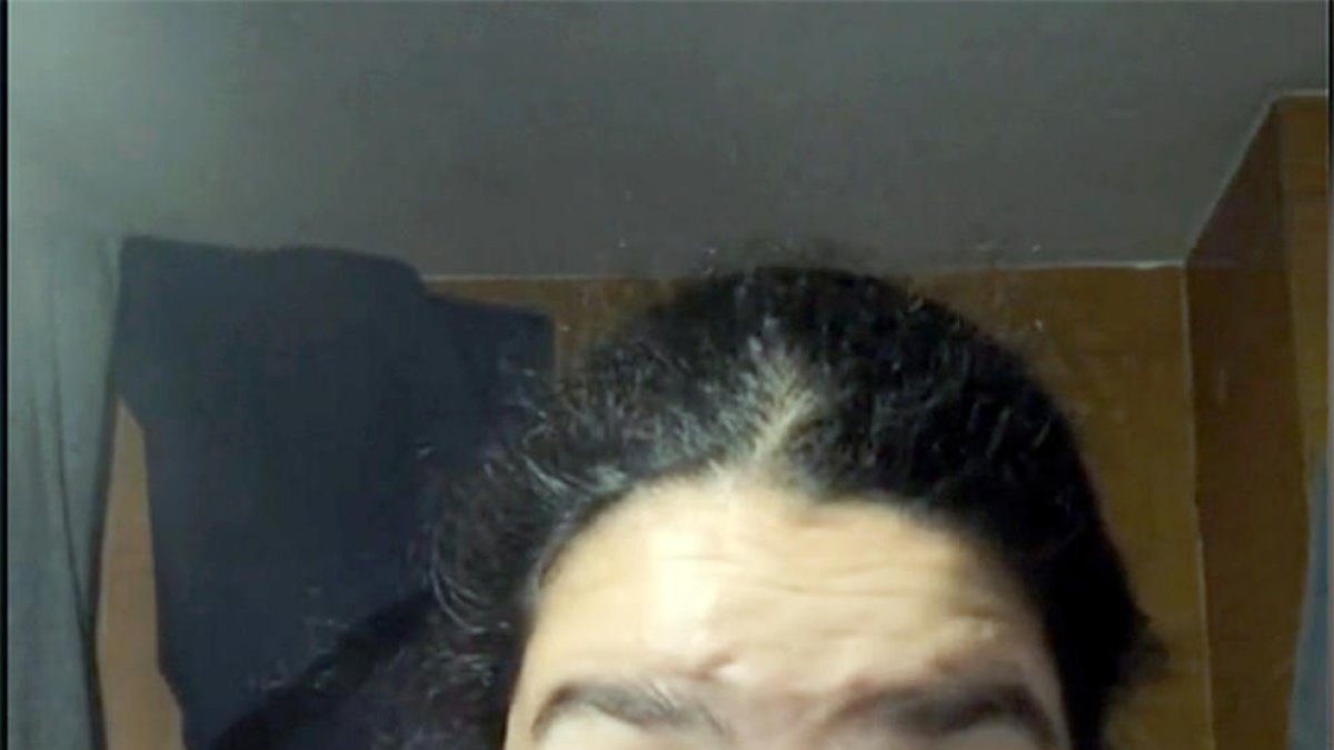 Sylvette Balboa al vídeo on explica el seu cas.