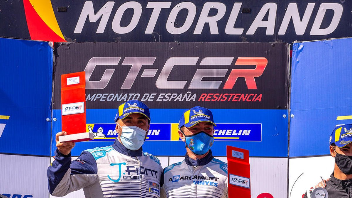 Jaume Font i Joan Vinyes, al podi de Motorland.