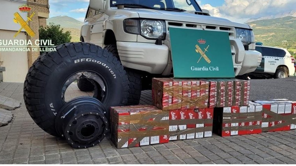 Vehicle interceptat per la Guàrdia Civil