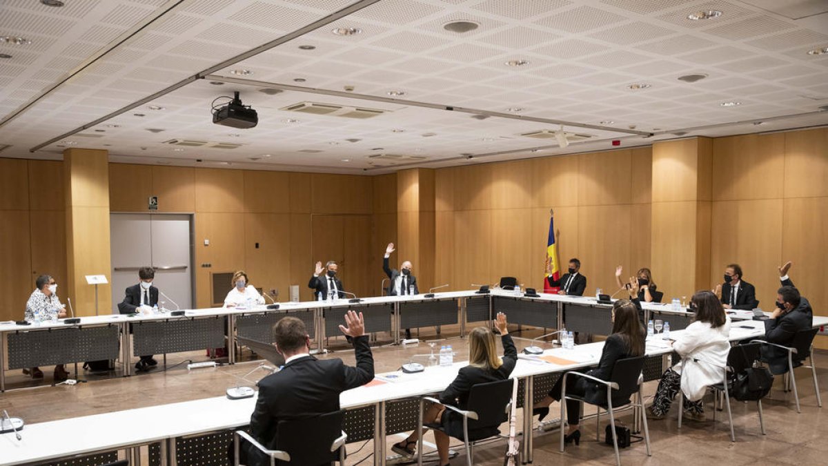 Sessió de Consell de comú celebrada aquesta tarda