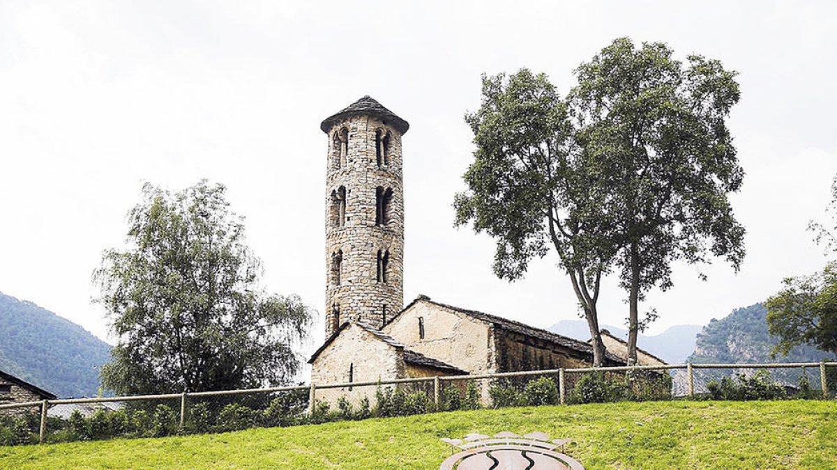 Estat actual de l'església de Santa Coloma.