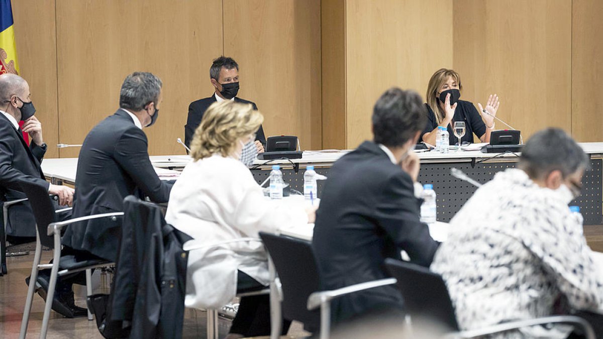 Sessió del consell de comú d'ahir.