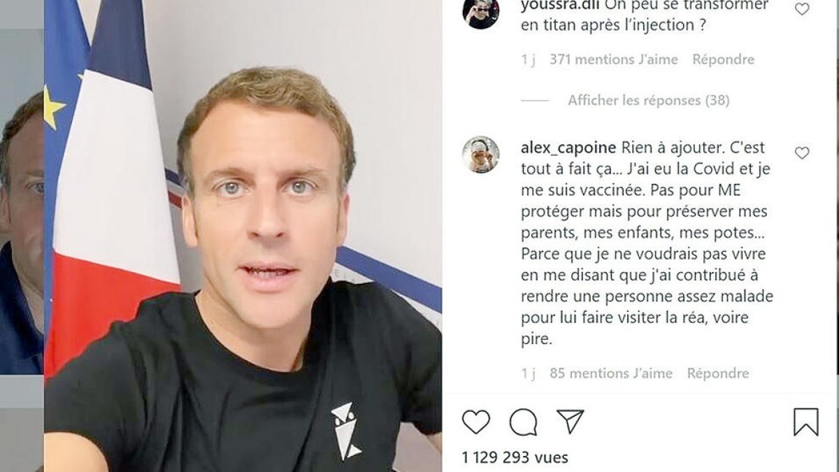 Emmanuel Macron ho va anunciar al seu compte d'Instagram.