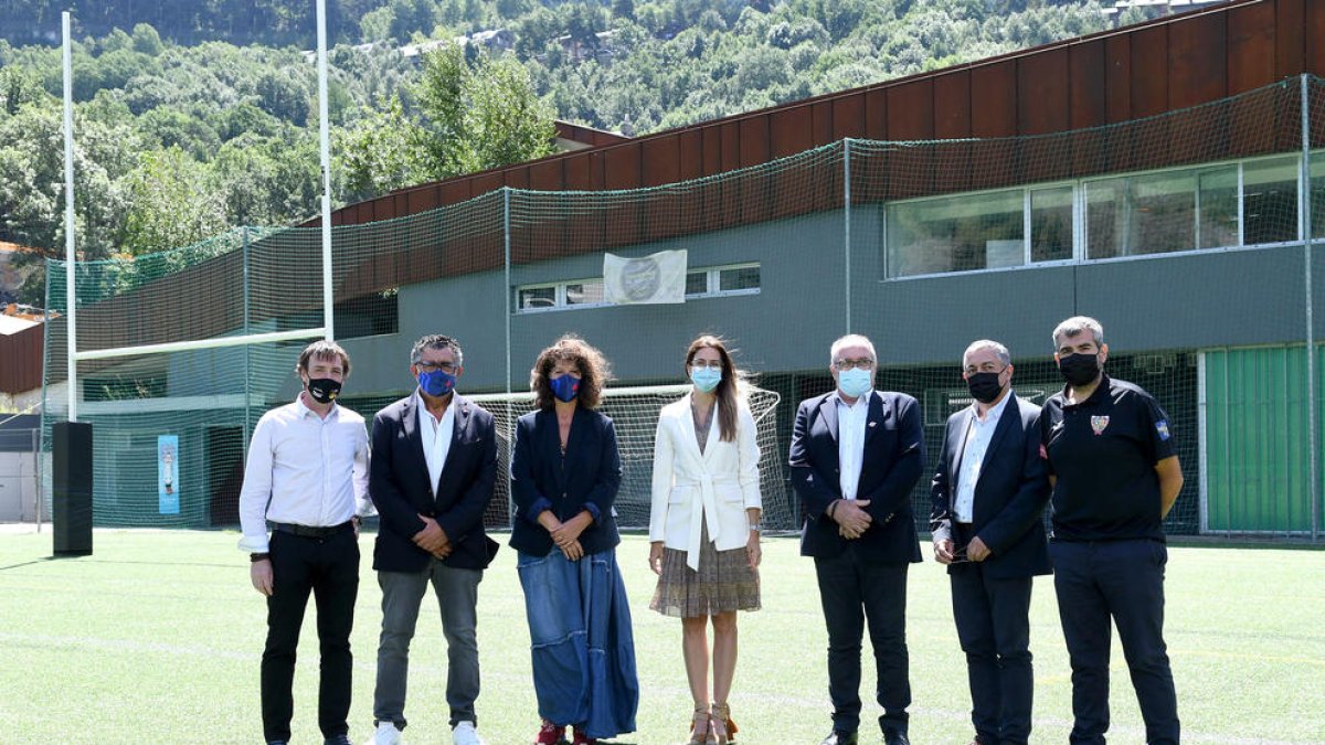 Visita de la federació francesa i la Lliga Occitània