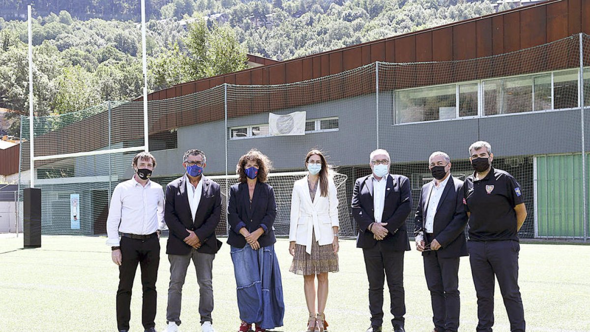 Riva rep els representants del rugbi francès per enfortir lligams