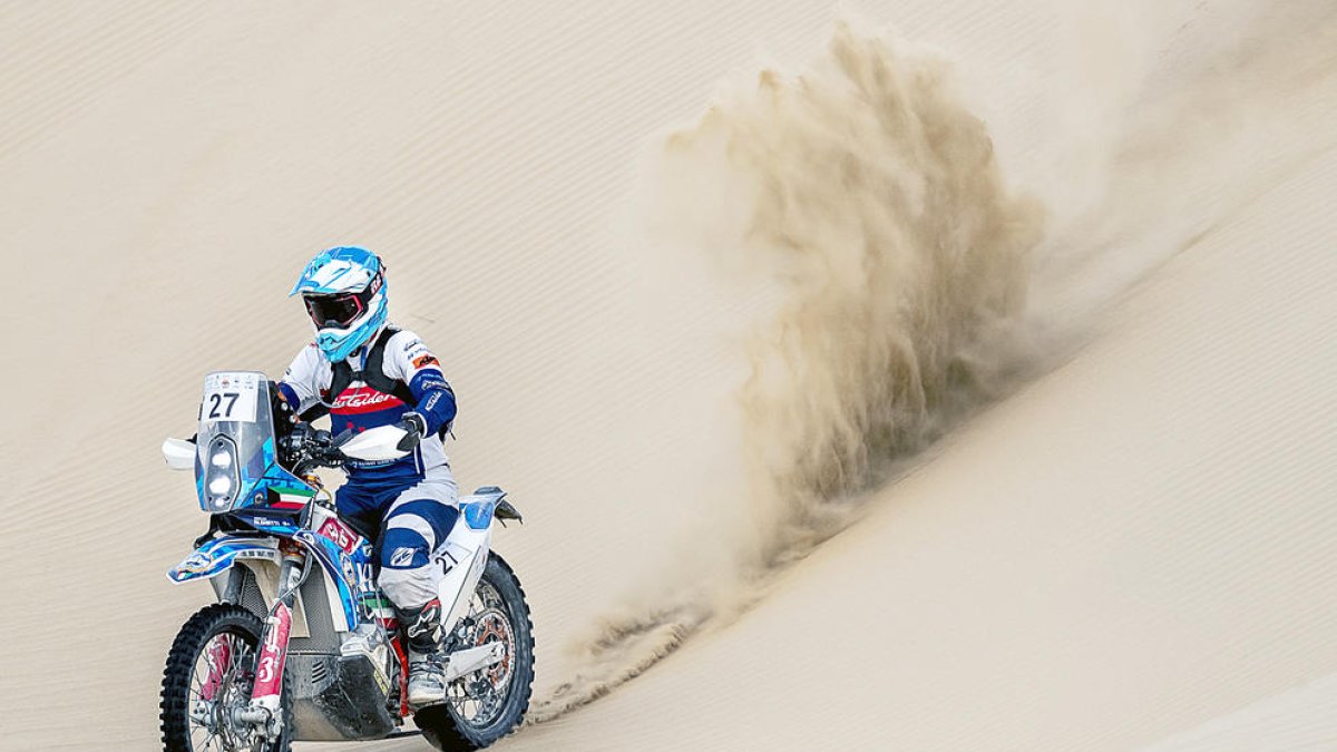 Llobera, en una prova anterior.