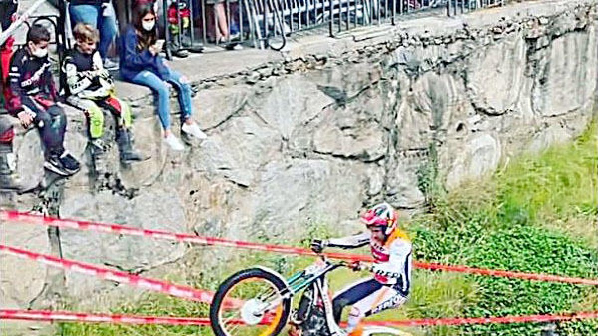 El resident Toni Bou va fer una exhibició.