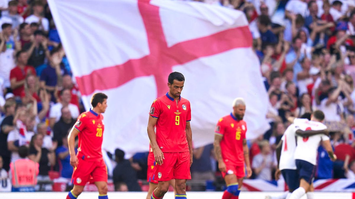 Els jugadors andorrans, capcots pel resultat.