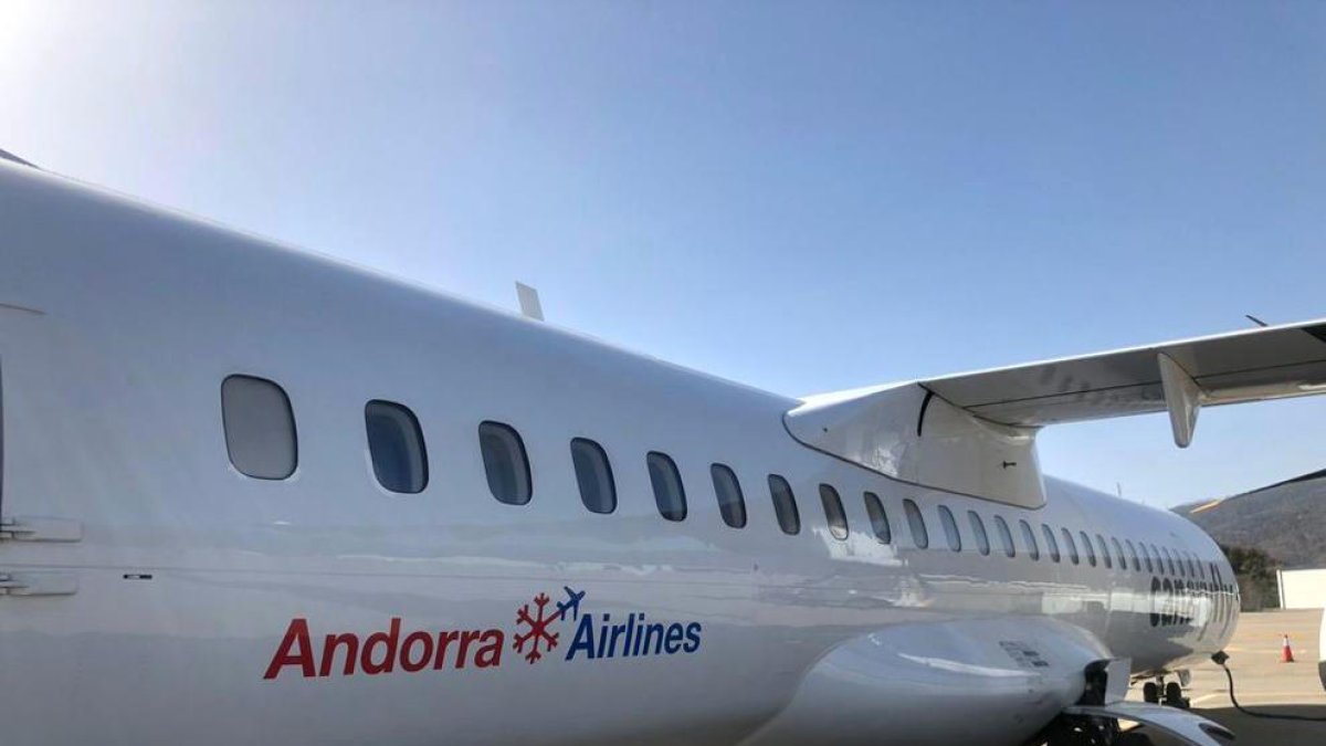 L'avió noliejat per la companyia.