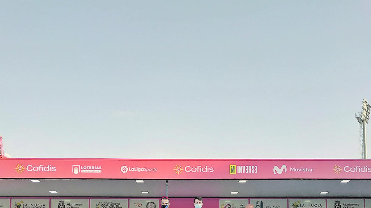 Desè lloc elit de Cabanas a la 'crono' de la Nucia