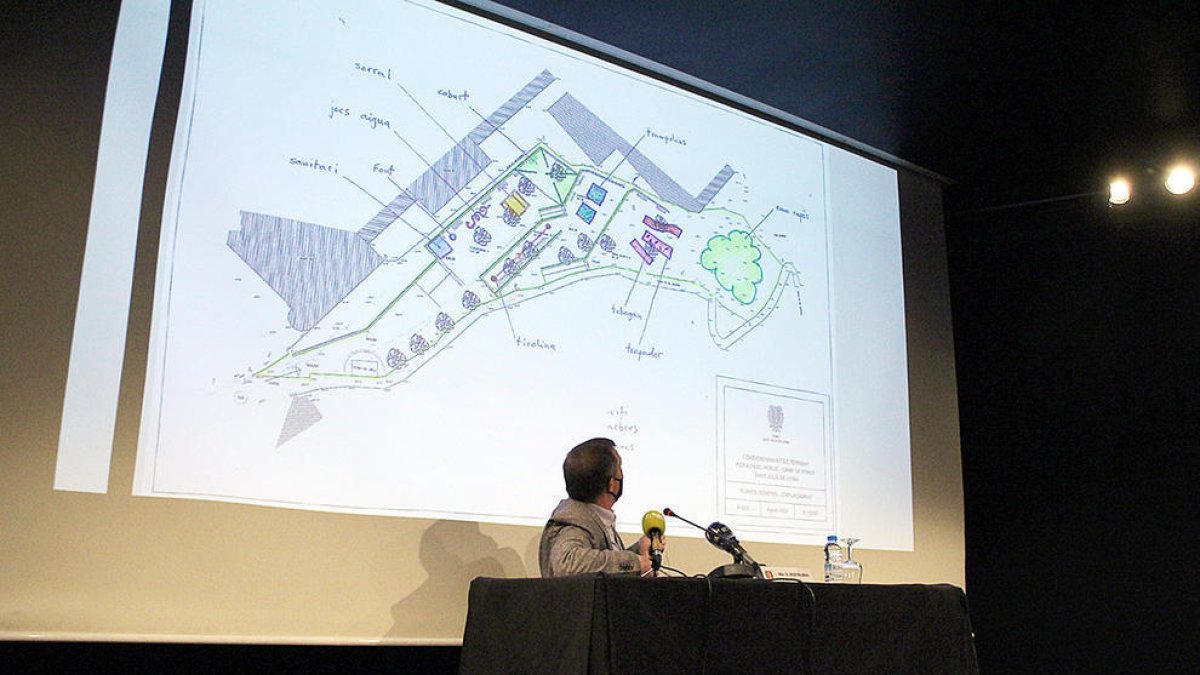 Josep Majoral va presentar el disseny del parc