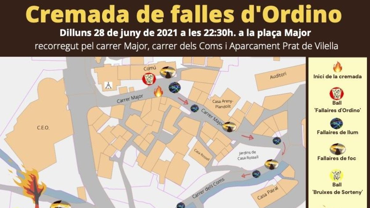 Ordino tanca el cercle fallaire