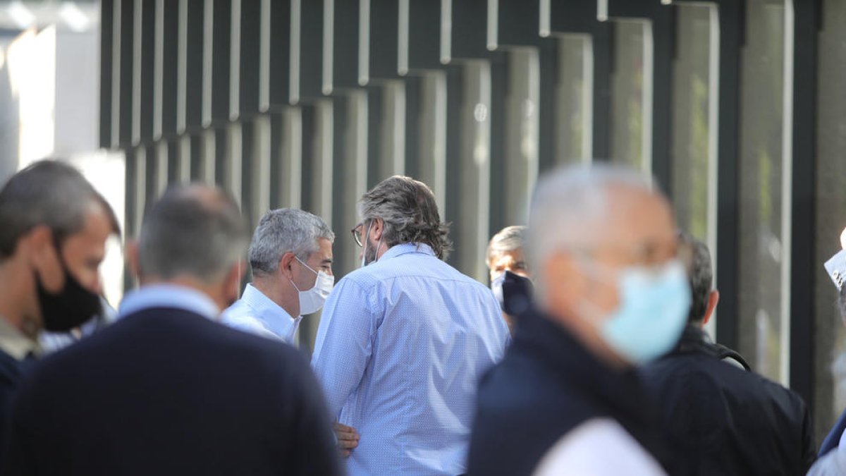 Joan Pau Miquel i Higini Cierco.