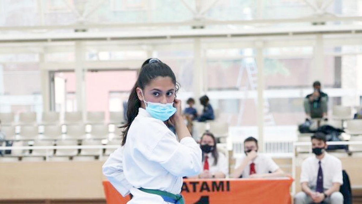 “No he pensat a deixar-ho perquè el karate em fa feliç”