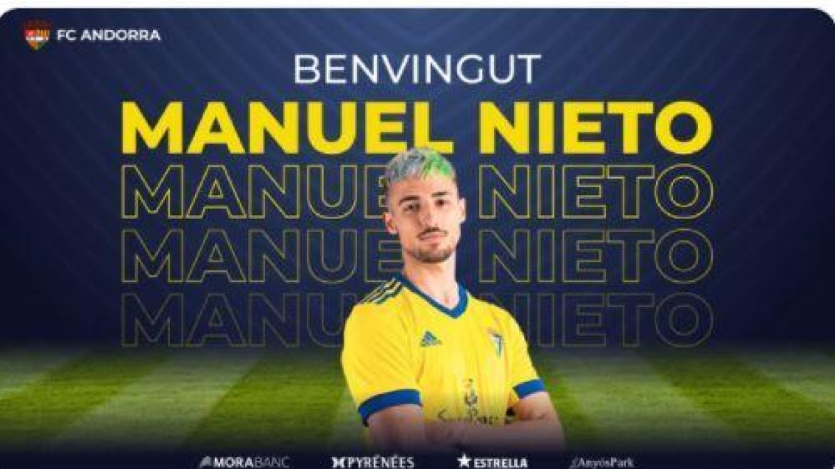 Manuel Nieto és nou jugador de l'FC Andorra
