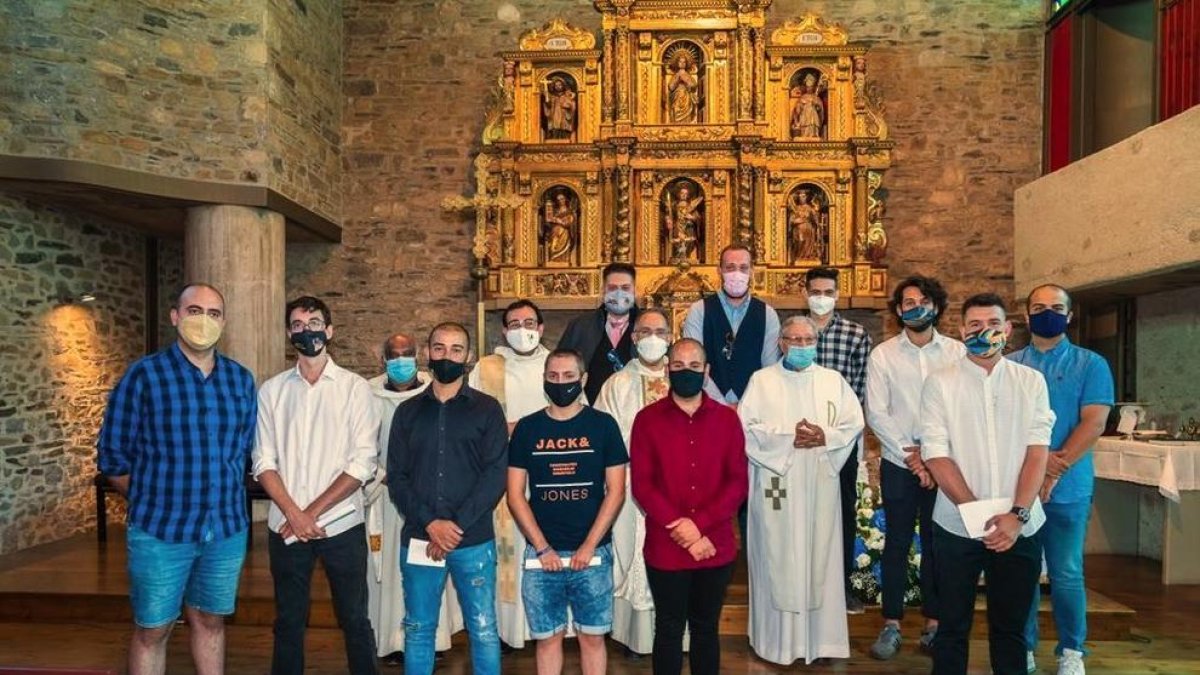 La tradicional missa de Sant Roc a l'església de Santa Eulàlia