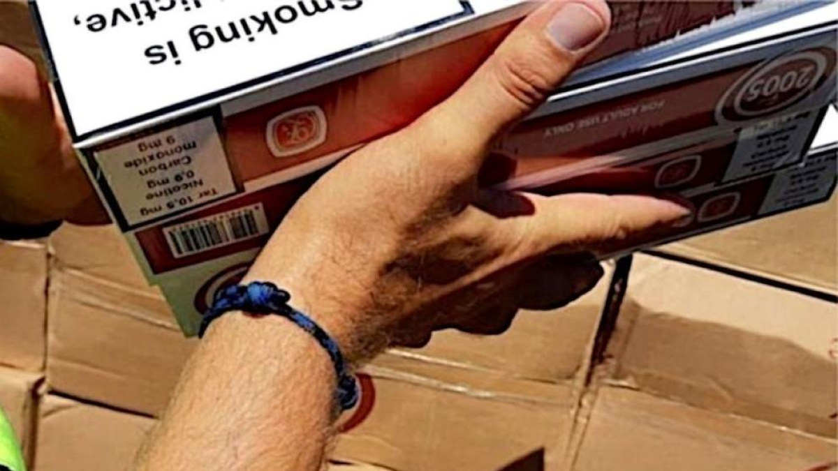 Tabac requisat en una operació anterior de la policia francesa