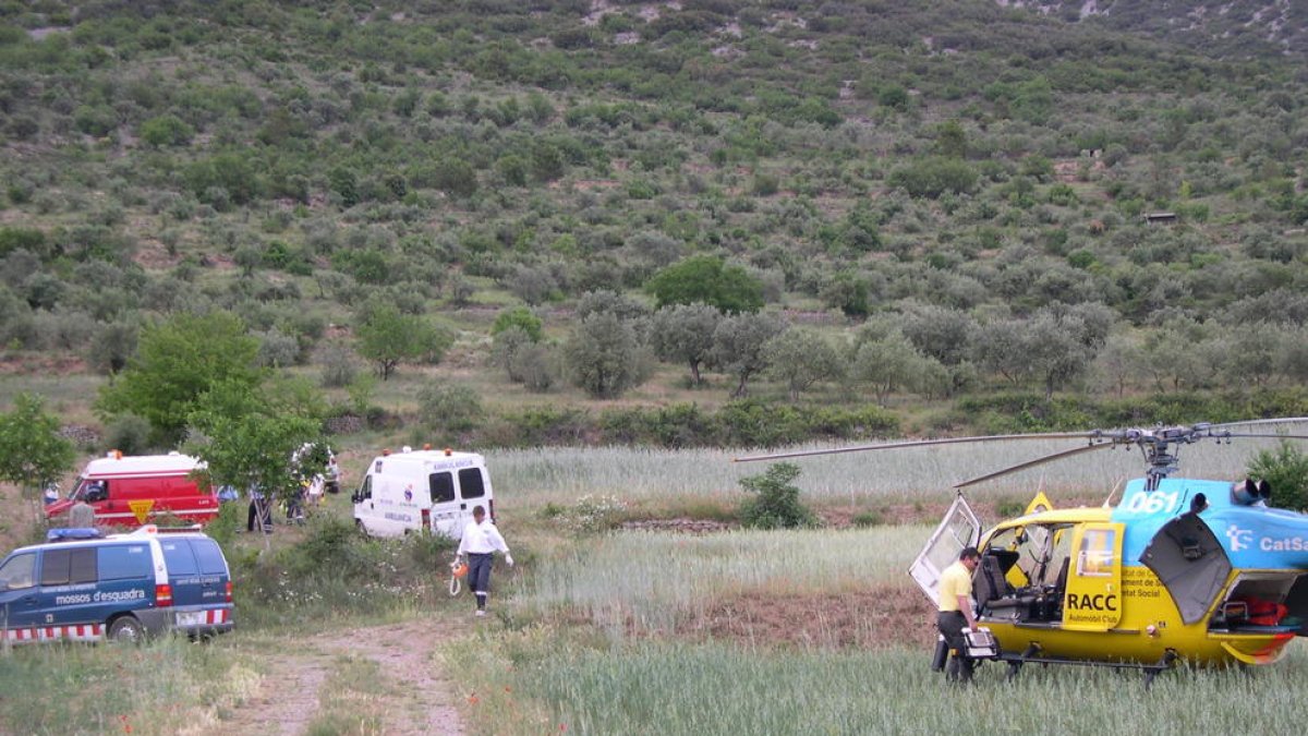 Mor un home en un accident de parapent a Organyà