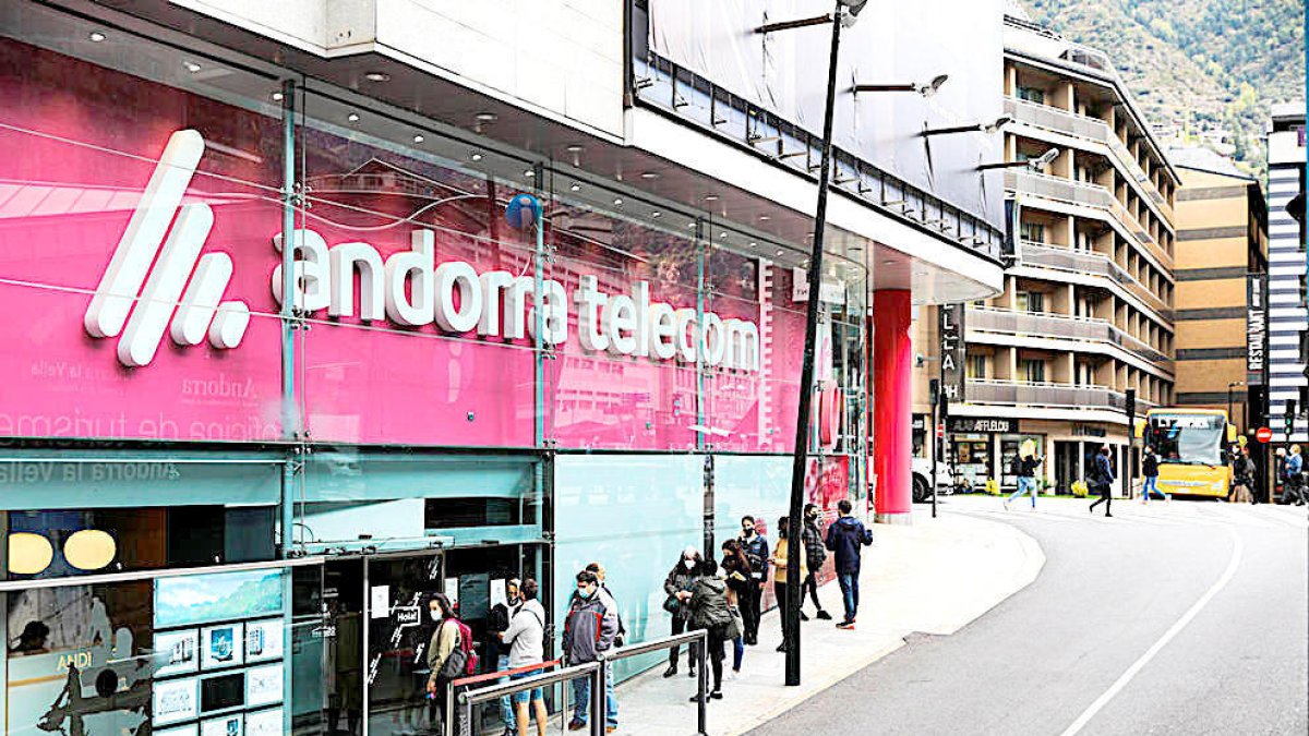 Actual seu d'Andorra Telecom.