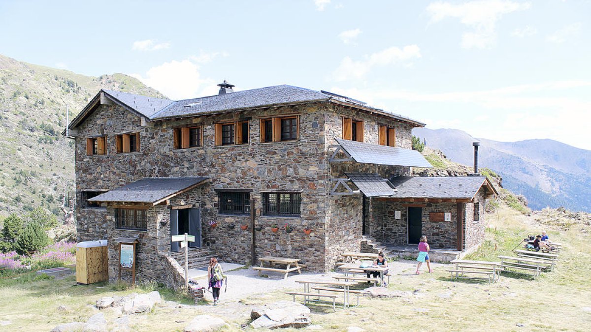 El refugi guardat del Comapedrosa.
