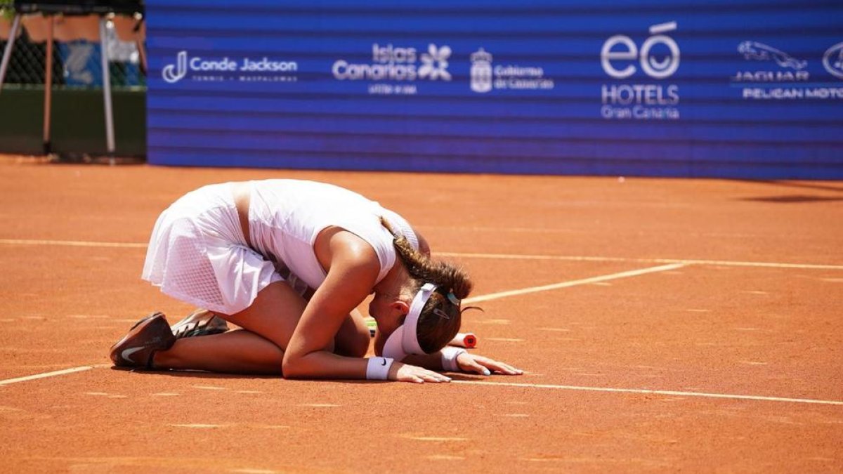 Vicky Jiménez cau a la final del W60 de Maspalomas