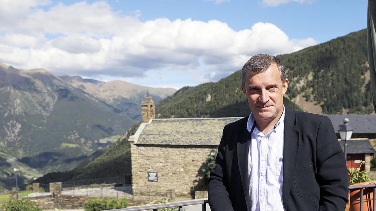 El cònsol de Sant Julià de Lòria, Josep Majoral.