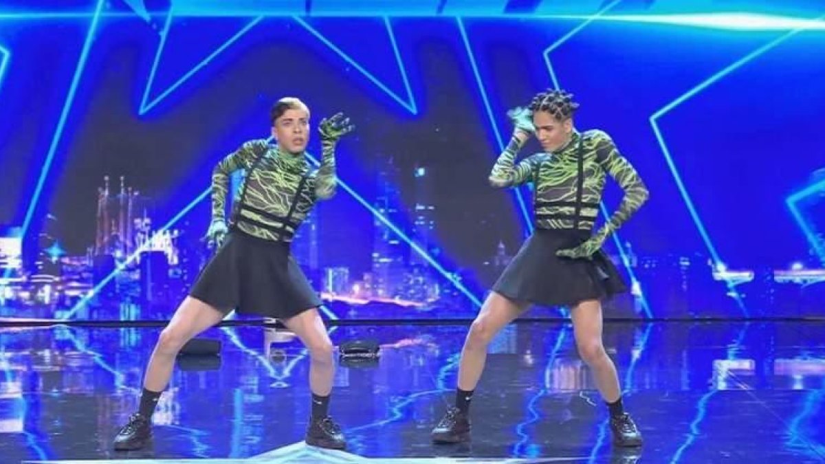 Un moment de l'actuació.