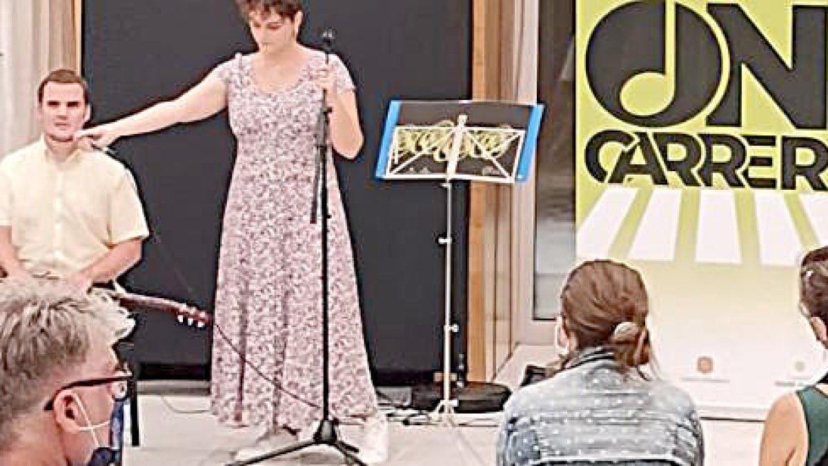 Concert del Duet Khalm , ahir a Sant Julià