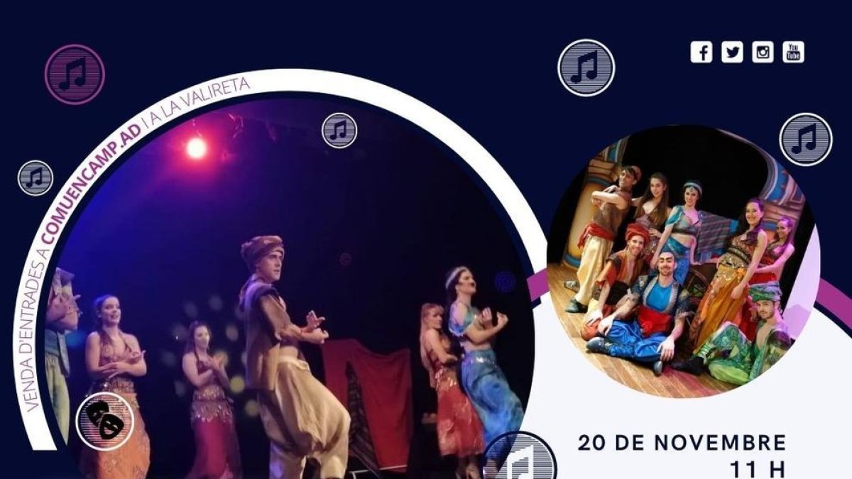 Cartell del musical 'Aladdín'