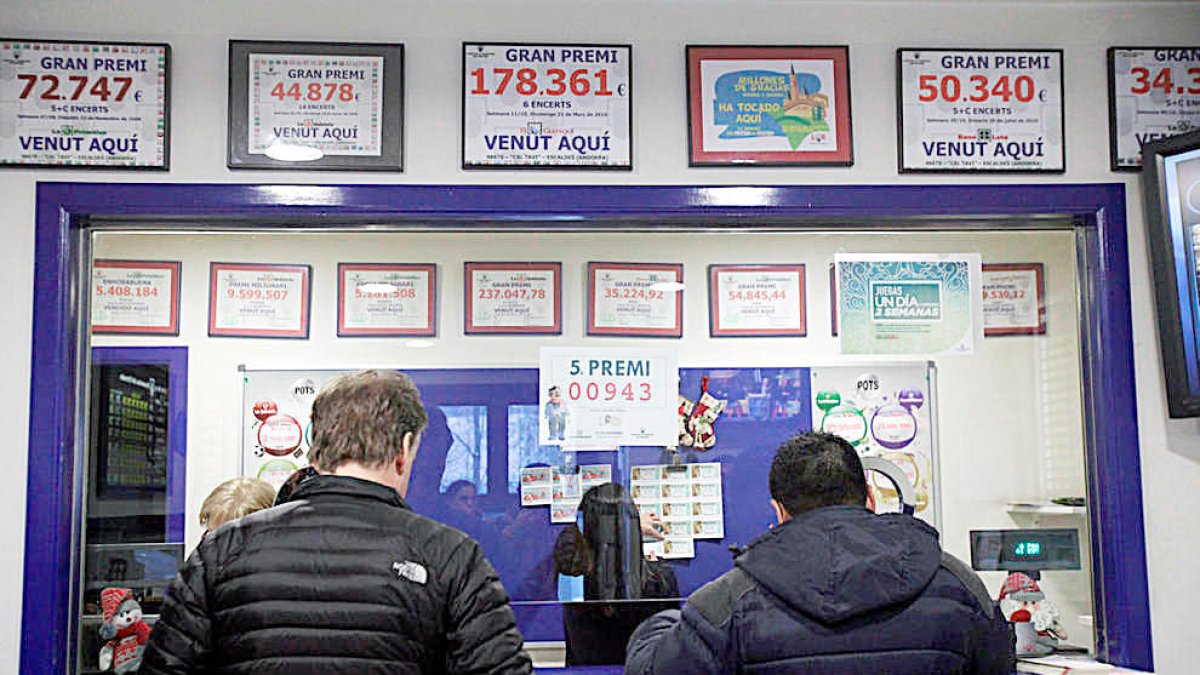 Una de les administracions de loteria que hi ha al país.