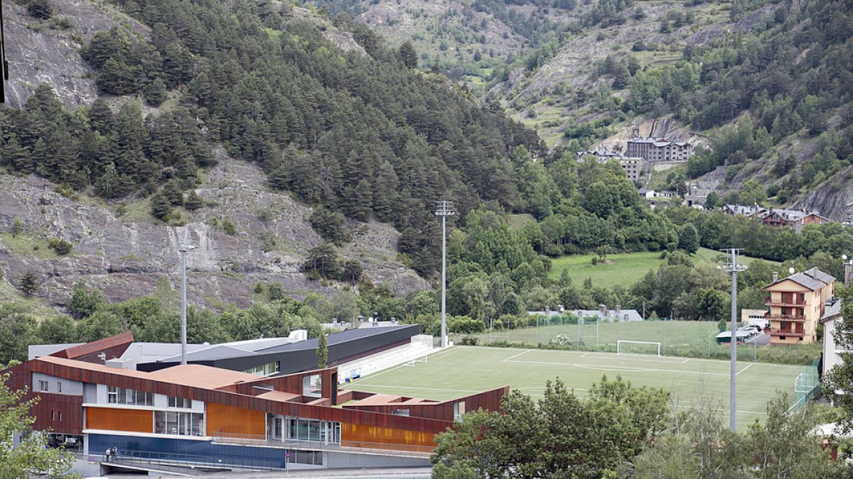 Vista del Centre de Tecnificació Esportiva d'Ordino.